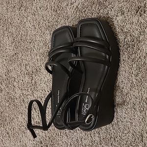 No Boundaries Strappy Wedge Sandals